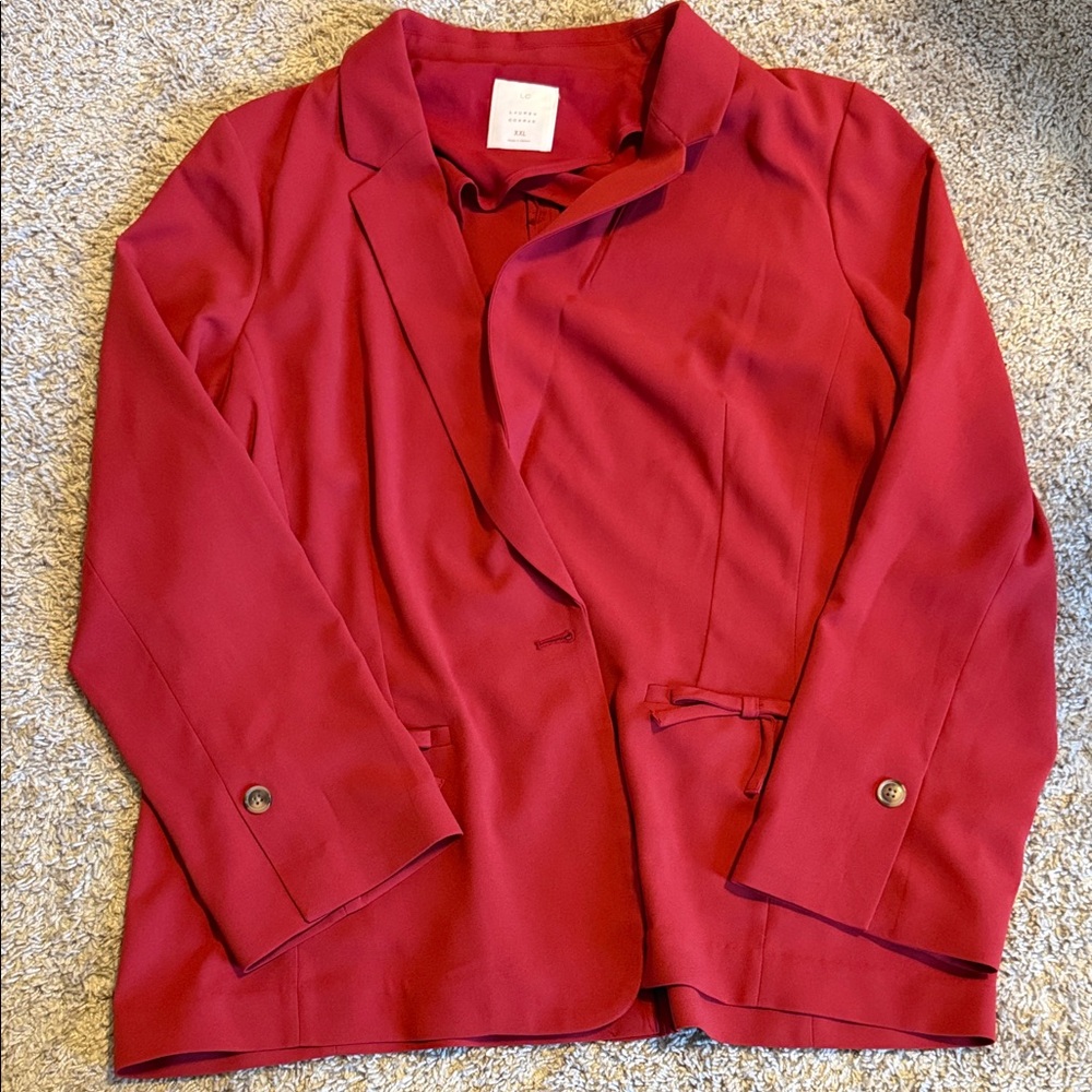 Women's Red Blazer